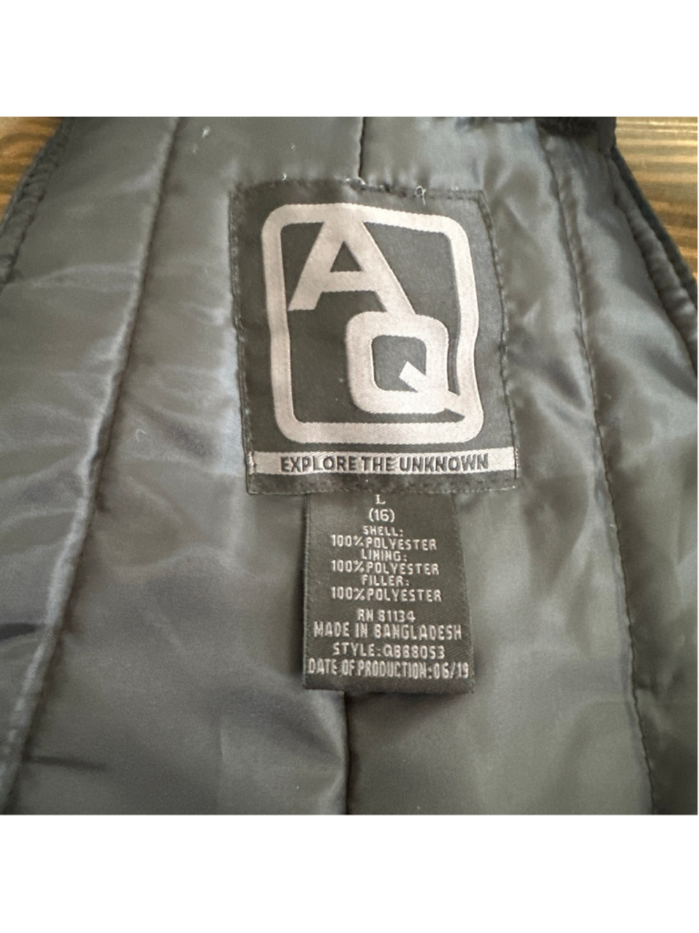 Girls AQ Arctic Quest Snow Bib Overalls Size 16 Black Ski Snow Pants Bibs - Picture 2 of 6